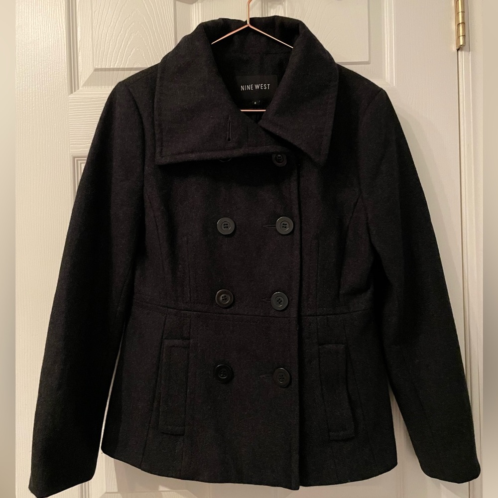 Pre-loved Nine West Wool Blend Pea Coat
